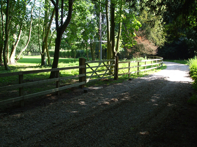 post and rail fence